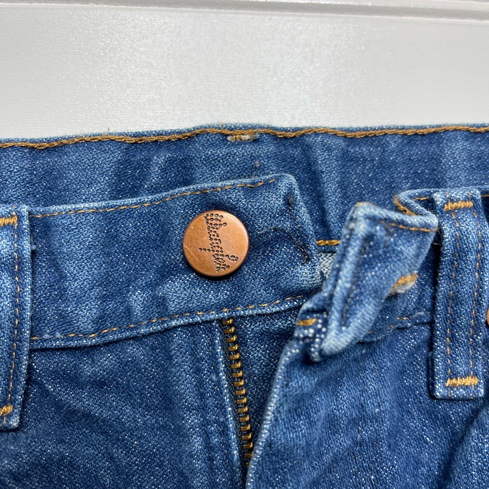 Wrangler kids size 8 slim blue jeans 100% cotton - Picture 3 of 6